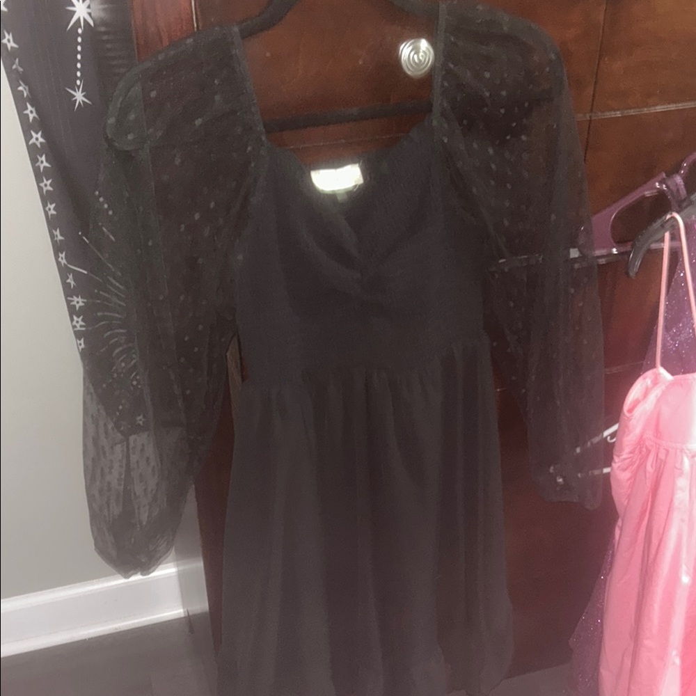 Altar'd State Black Textured Top